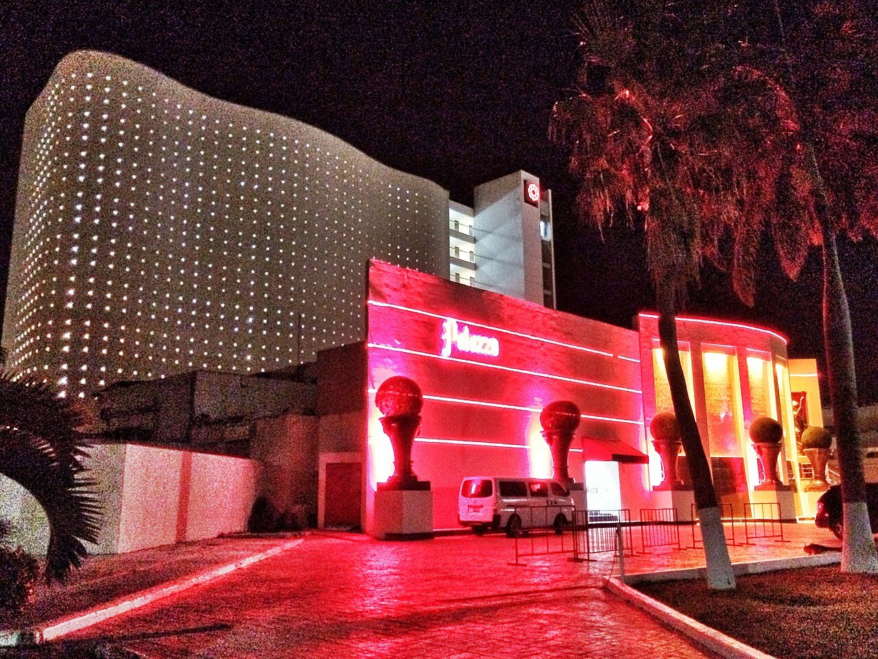 Resort and nightlife strip in the Cancun Hotel Zone