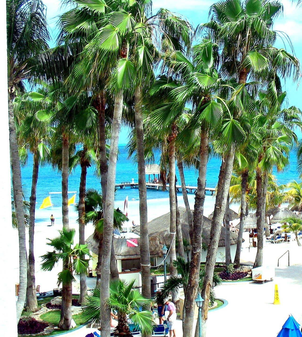 Resort view in the Cancun Hotel Zone near Moon Palace The Grand