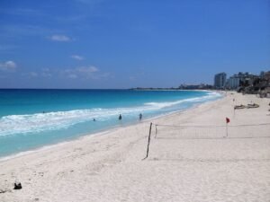 Playa Delfines beach in Cancun, Quintana Roo, Mexico