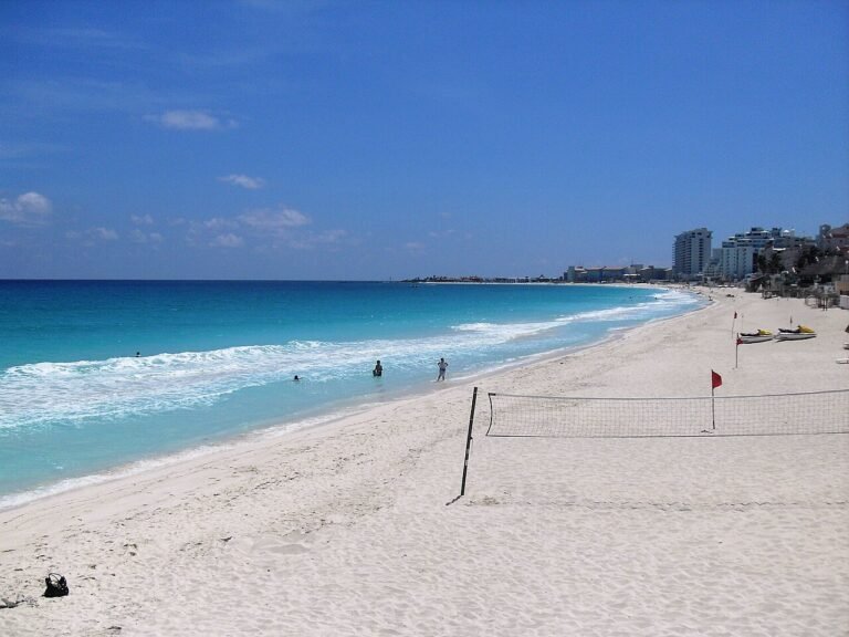Playa Delfines beach in Cancun, Quintana Roo, Mexico
