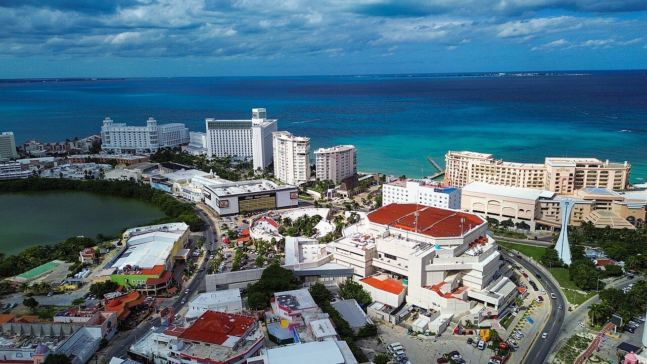 Playa Gaviota Azul in the Cancun Hotel Zone, Mexico