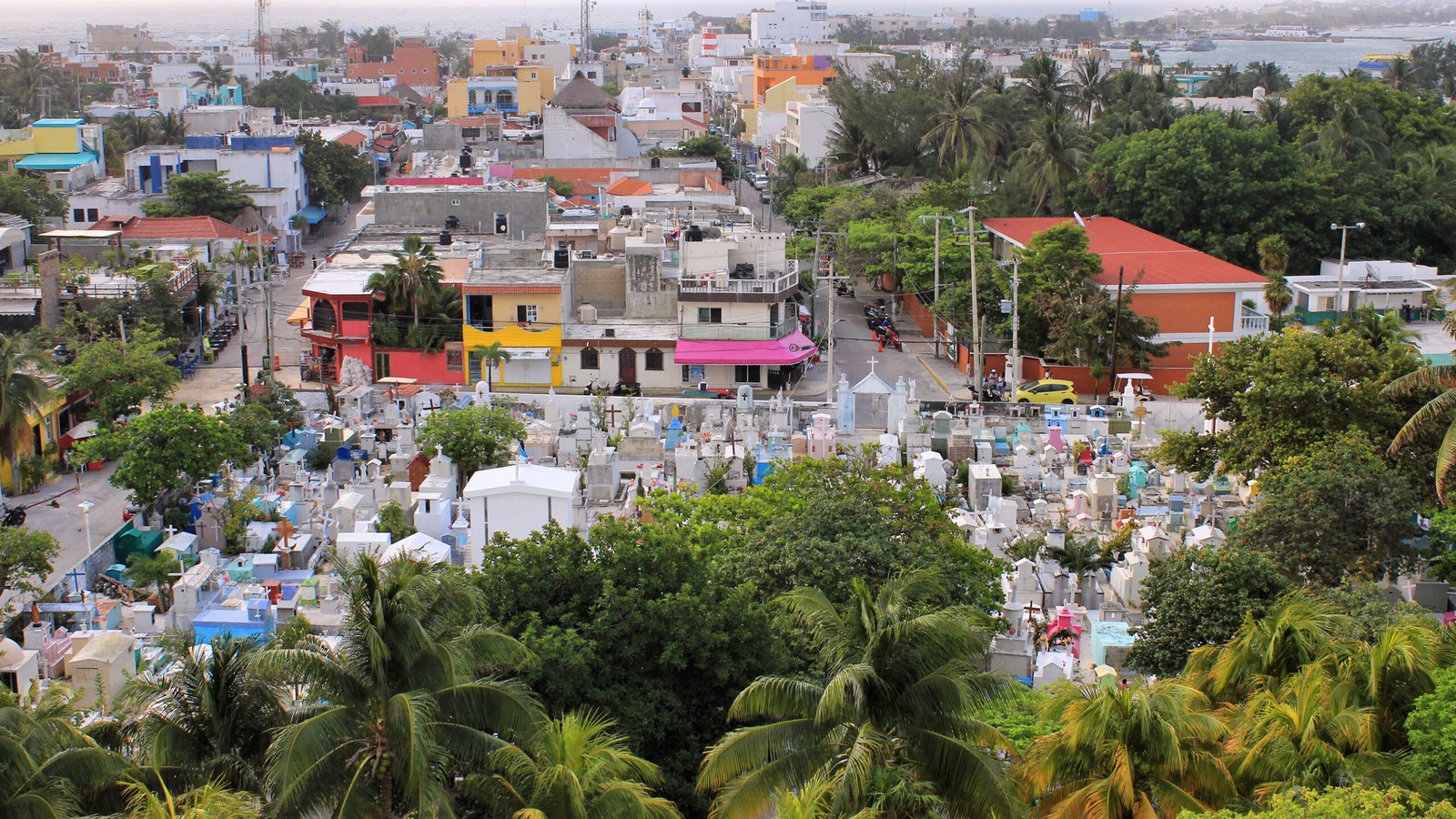 View of Isla Mujeres from the Ixchel Beach Hotel