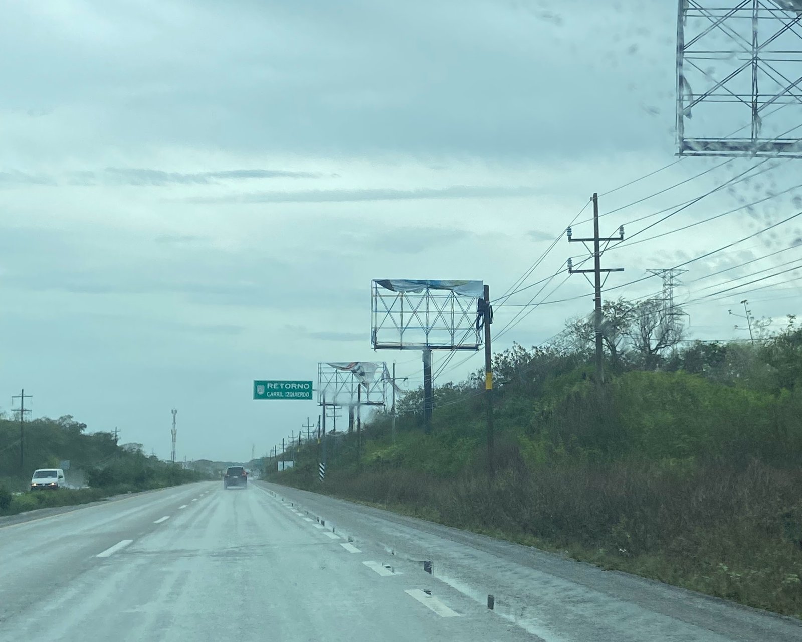Roadside billboards along the highway in the Riviera Maya, Quintana Roo