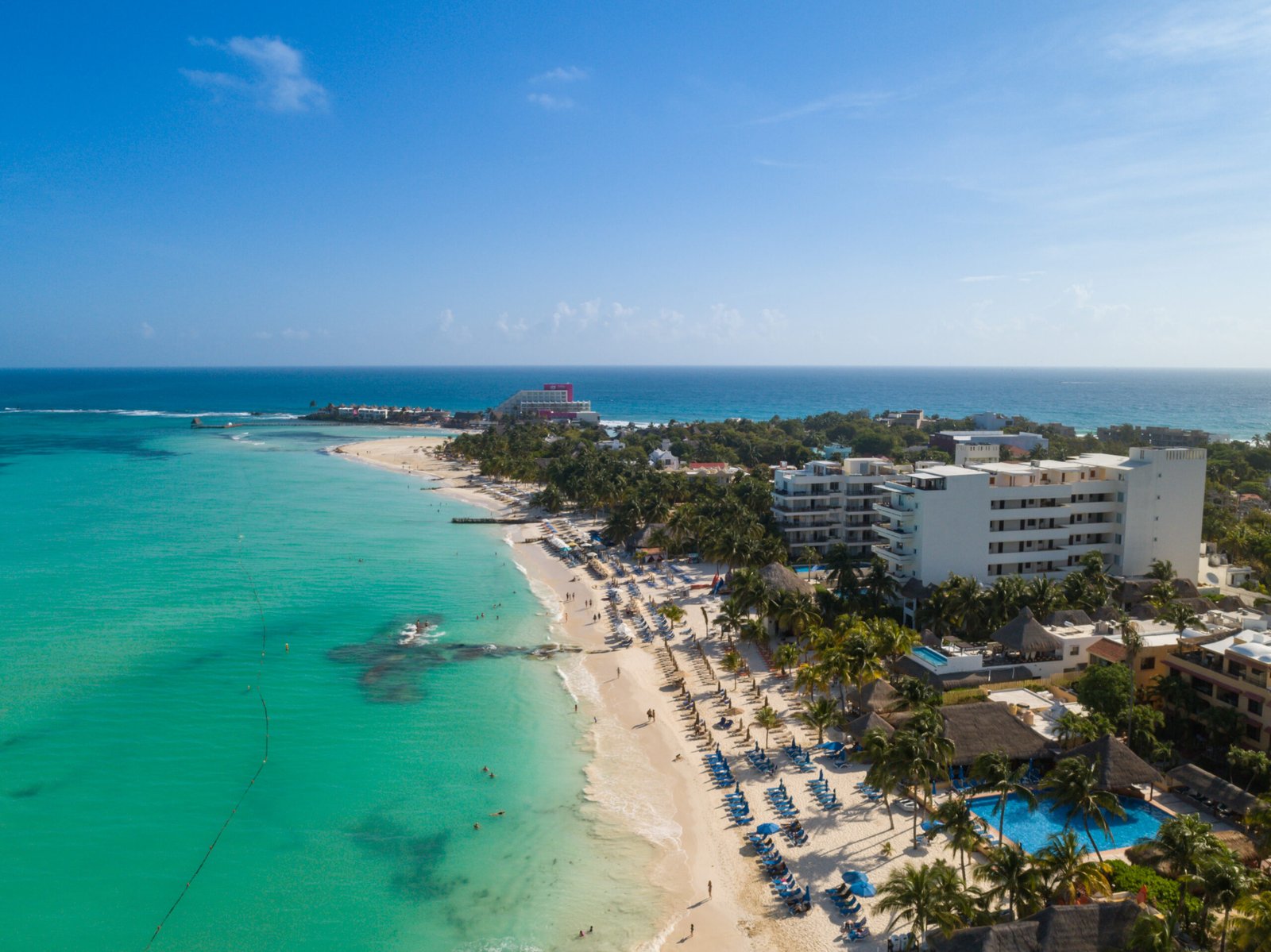 Playa Norte en Isla Mujeres, Quintana Roo, México