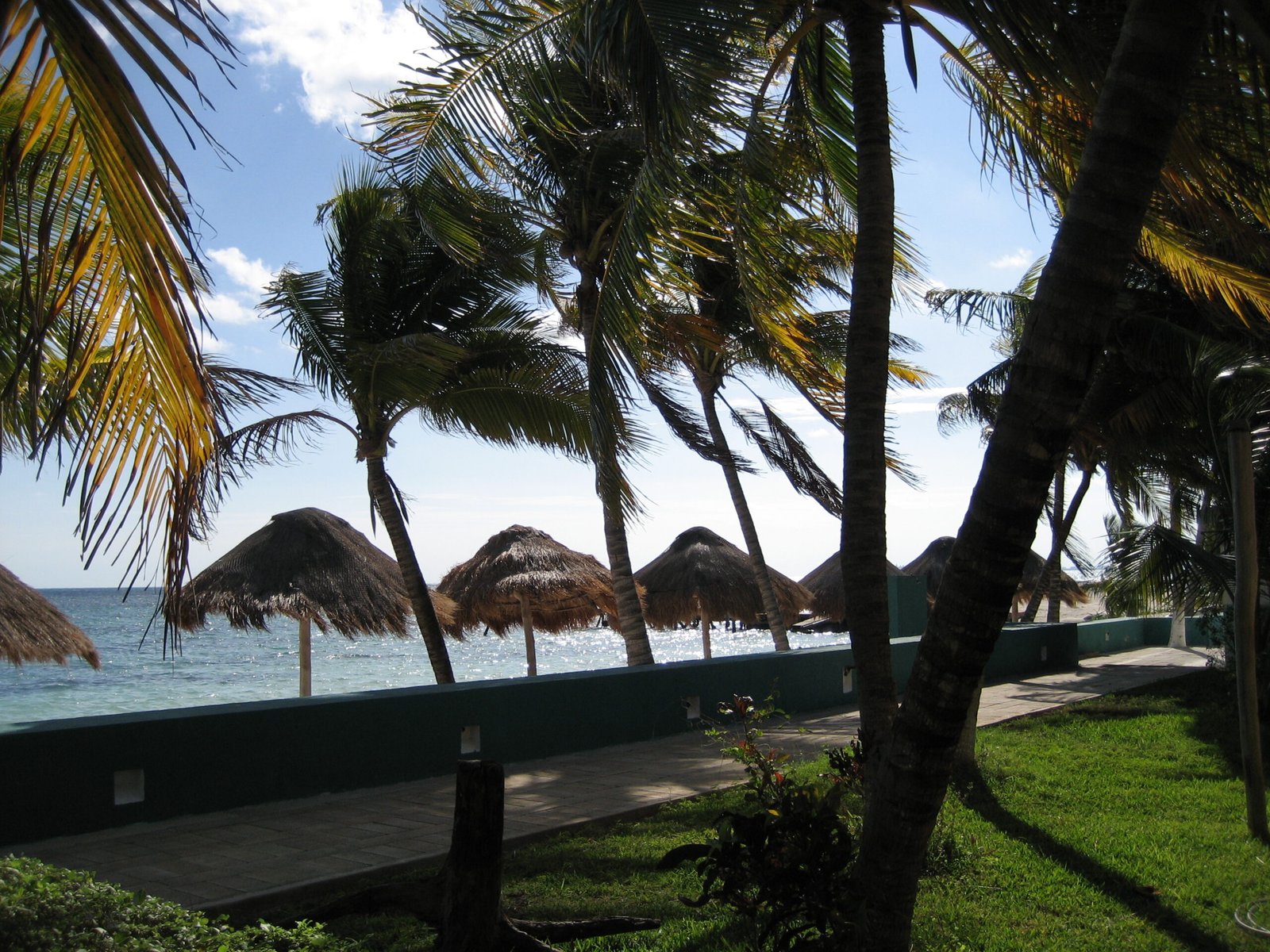 Coastal view near Hacienda Punta Sam in the Playa Mujeres area