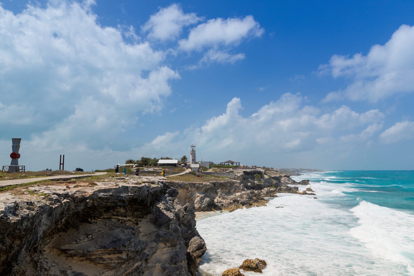 Costa de Punta Sur en Isla Mujeres, Quintana Roo, México